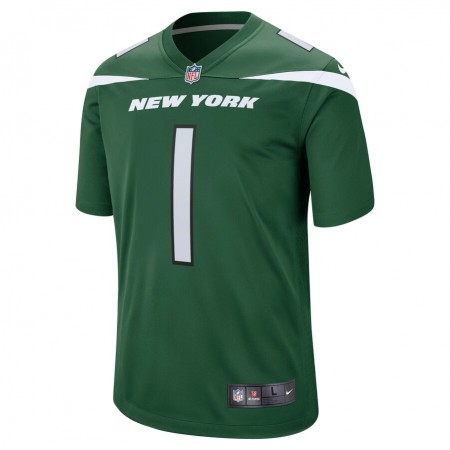 Maillot Homme New York Jets Zach Wilson 1 Nike Vert 2021 NFL Draft